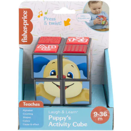 FISHER PRICE LAUGH & LEARN PUPPYS ACTIVITY CUBE