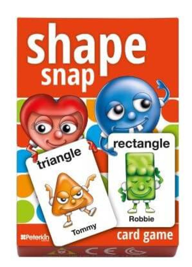 T65364 PLAY & LEARN SNAP CARD GAME SHAPE