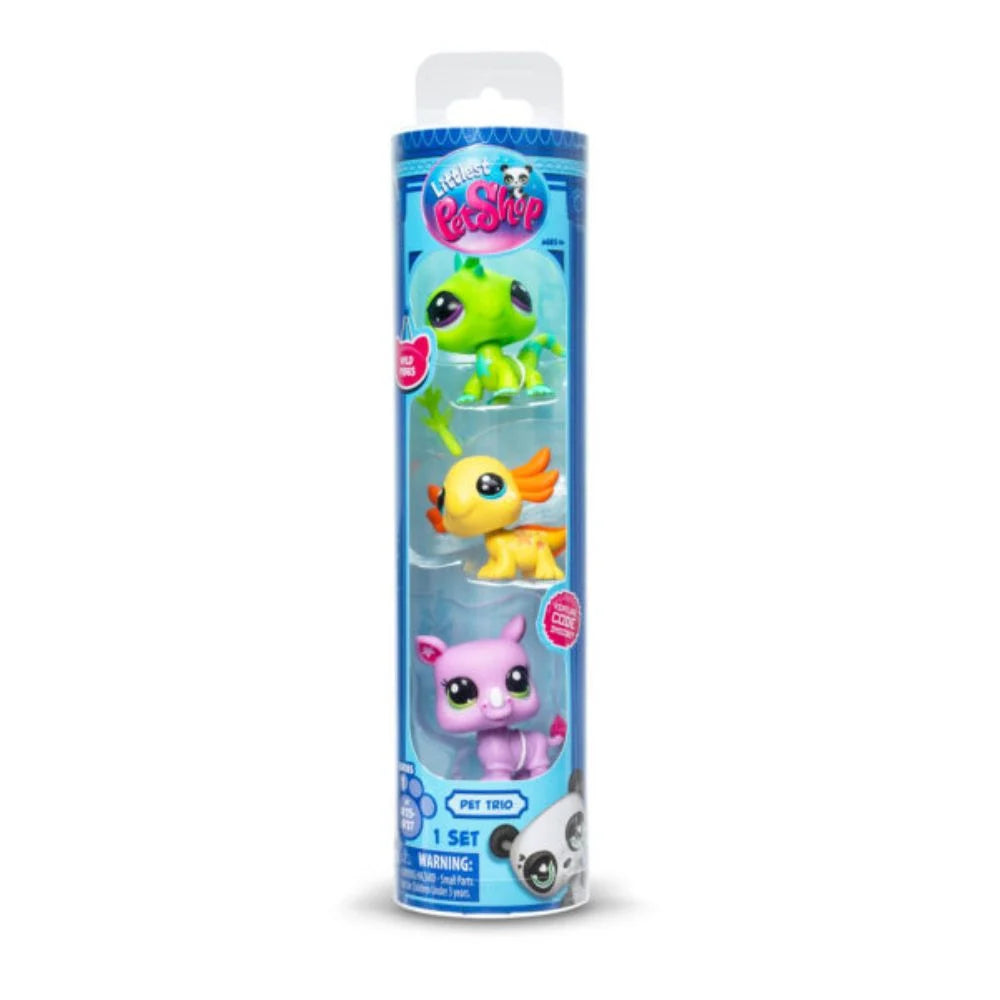 LITTLEST PET SHOP TRIO IN TUBE 3 PACK  WILD VIBES