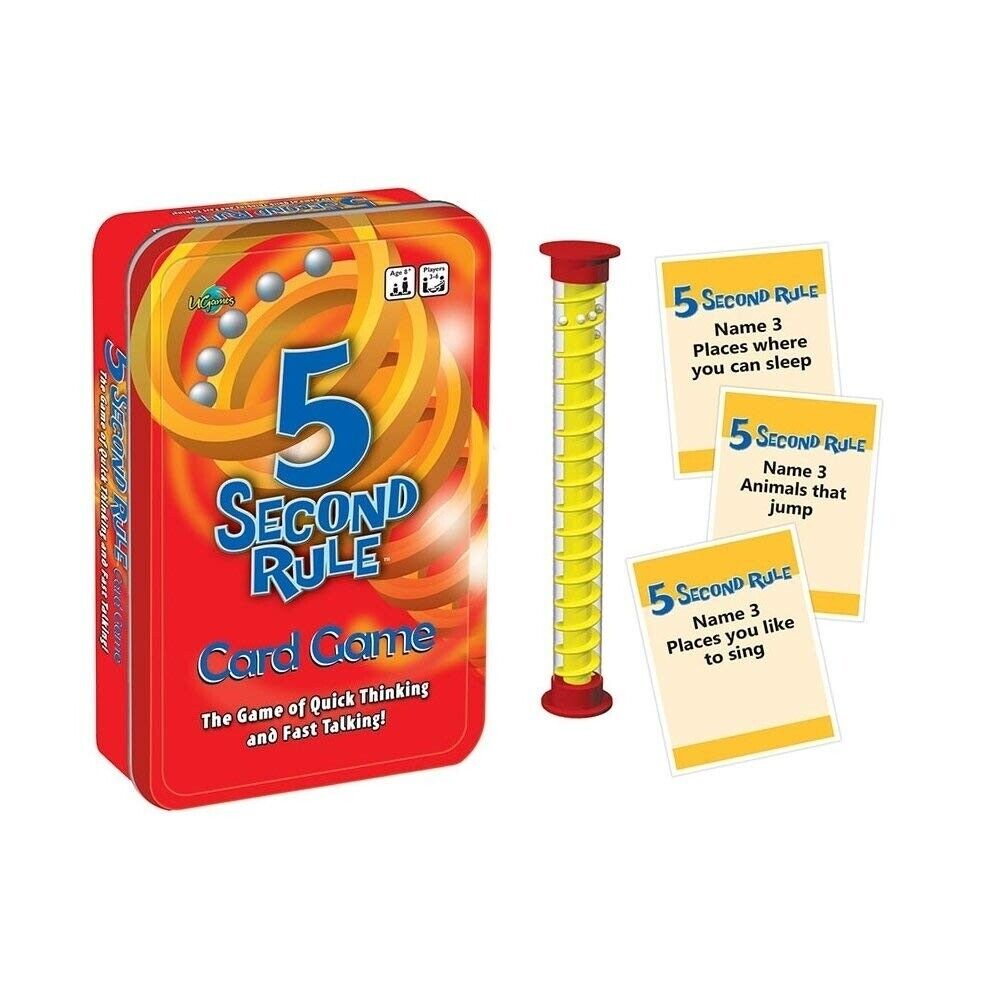 5 SECOND RULES GAME IN TIN