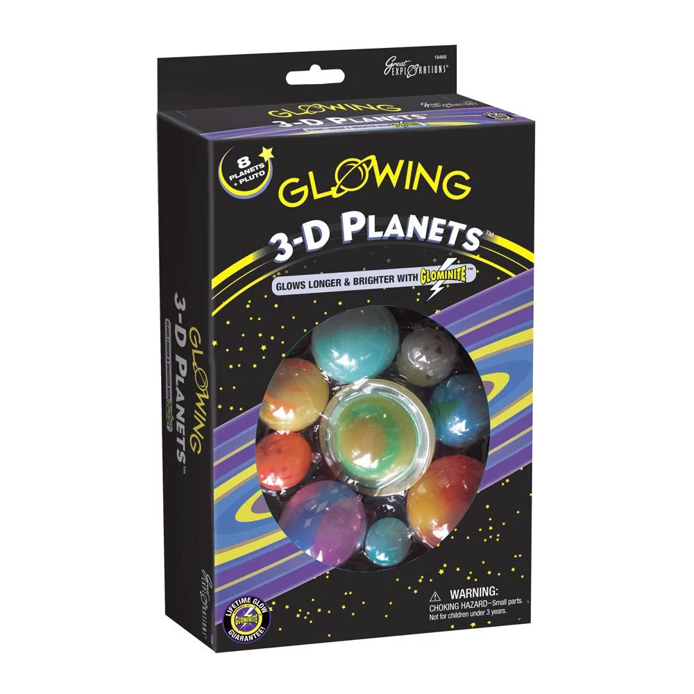 GLOWING 3D PLANETS BOXED SET