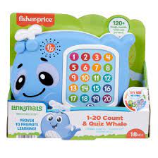 FISHER PRICE LINKIMALS 1-20 COUNT & QUIZ WHALE