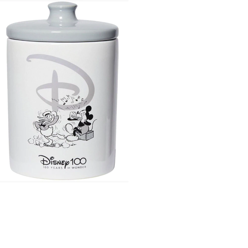 DISNEY D100 Logo Mickey & Donald Medium Canister