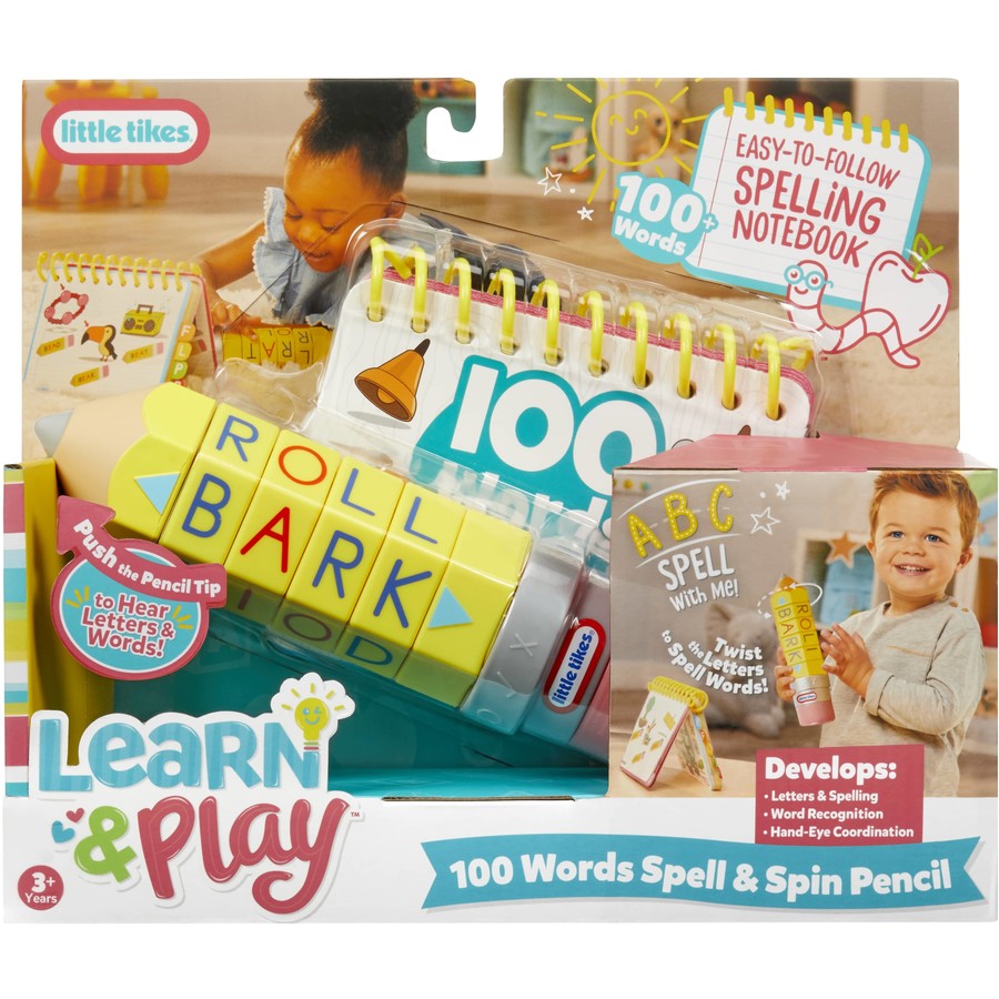LITTLE TIKES 100 WORDS SPELL & SPIN PENCIL