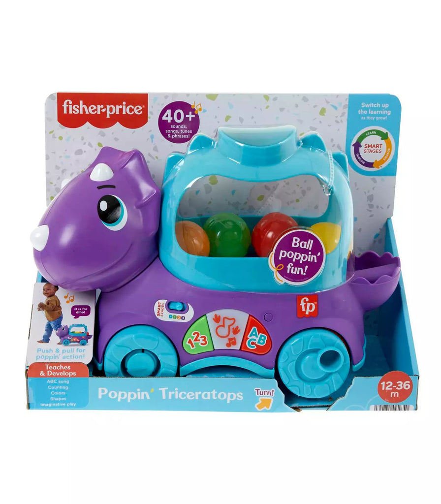 FISHER PRICE POPPIN TRICERATOPS