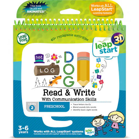 LEAP FROG LeapStart 3D Read & Write with Communication Skills Activity Book