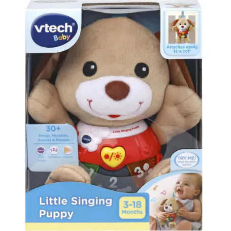 VTECH LITTLE SINGING PUPPY TAN