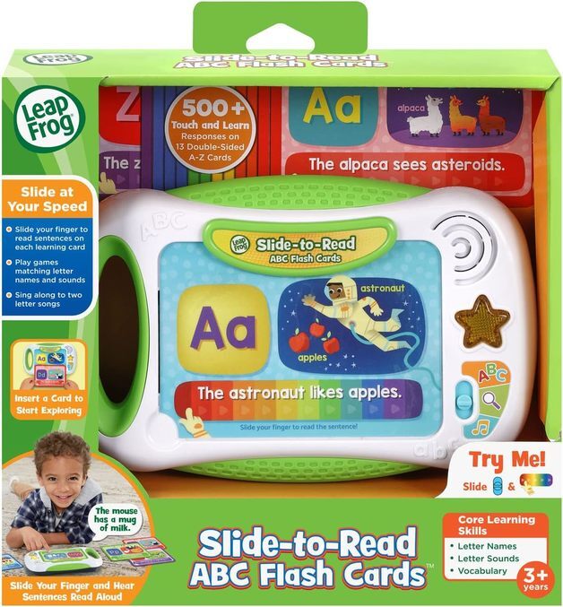 LEAP FROG SLIDE TO READ ABC FLASHCARDS