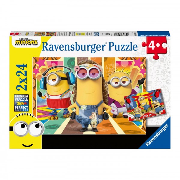RAVENSBURGER THE MINIONS IN ACTION 2X24P