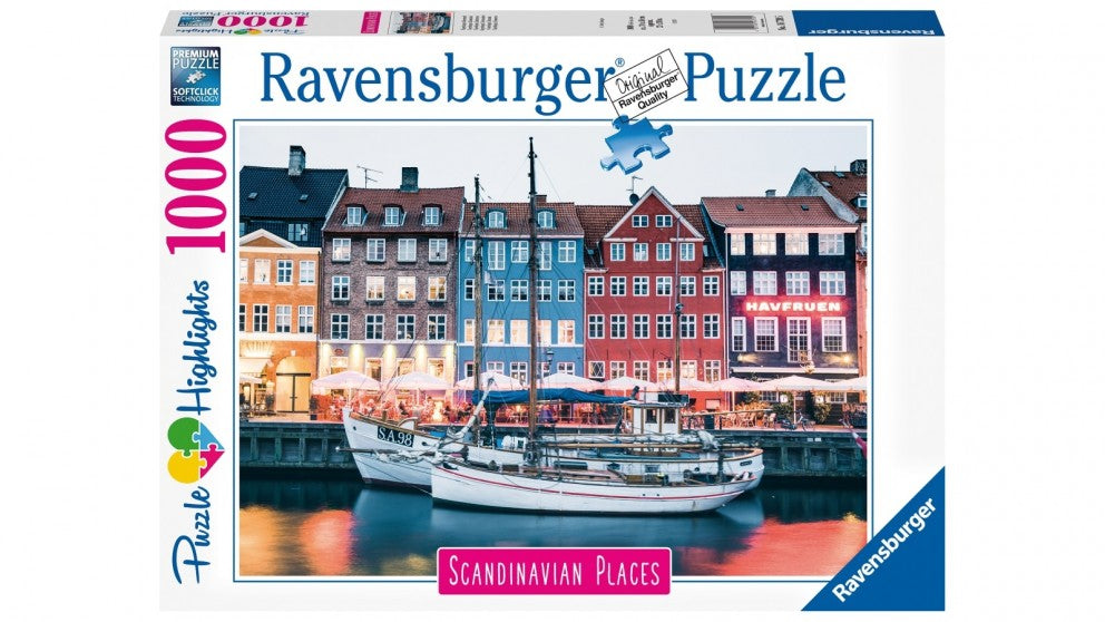 RAVENSBURGER Copenhagen Denmark Puzzle 1000pc