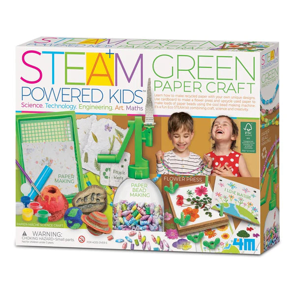 4M STEM POWERED KIDS GREEN PAPER CRAFT