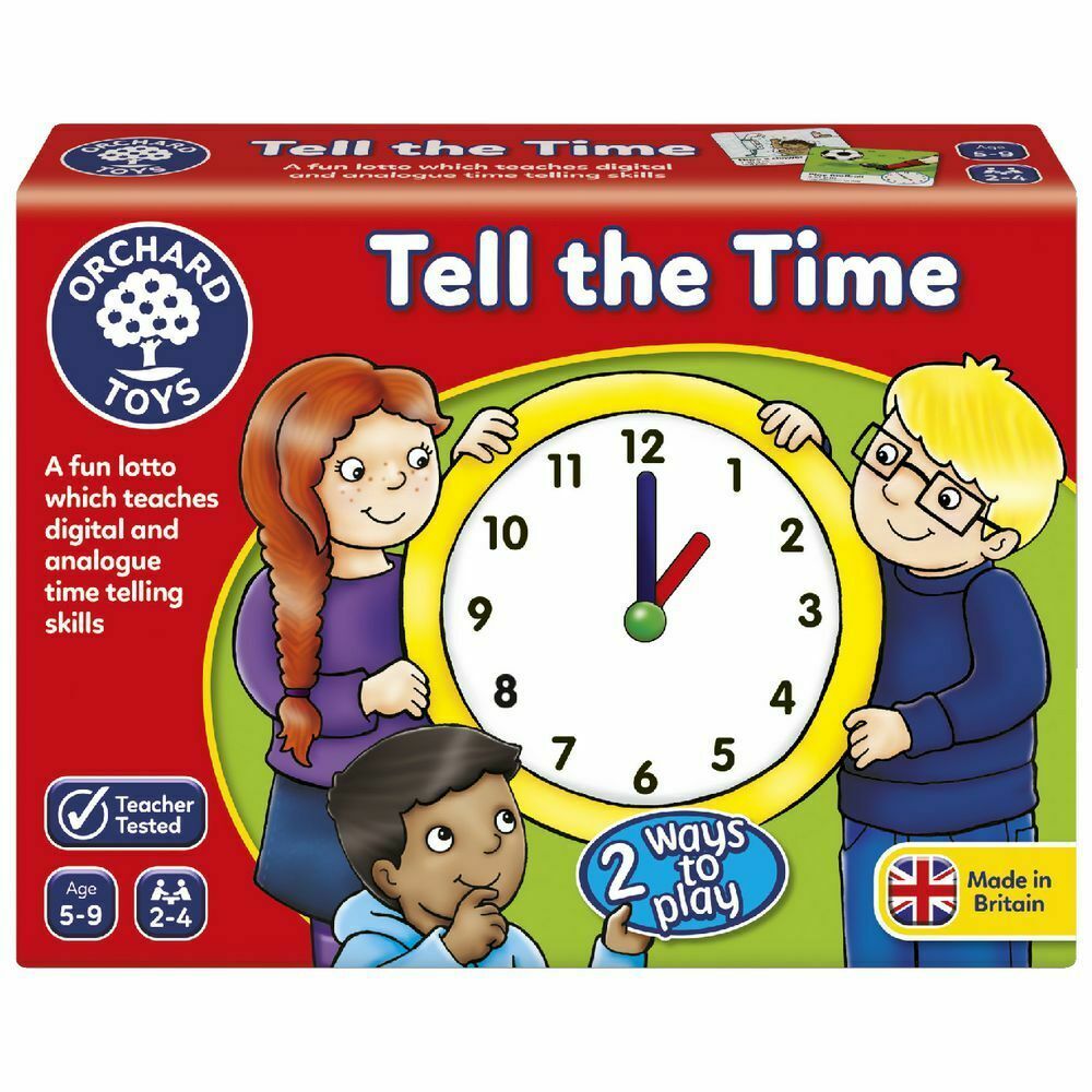 ORCHARD TOYS TELL THE TIME LOTTO