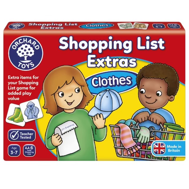ORCHARD SHOPPING LIST GAME BOOSTER CLOTHES