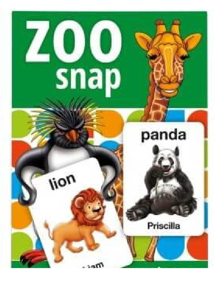 T65364 PLAY & LEARN SNAP CARD GAME ZOO