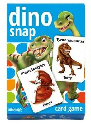 T65364 PLAY & LEARN SNAP CARD GAME DINO