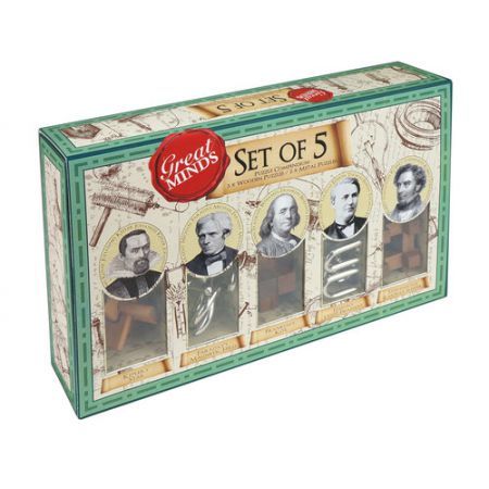 GREAT MINDS SET OF 5 PUZZLES