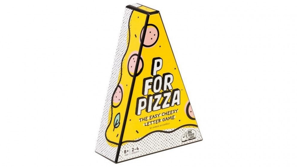 P FOR PIZZA THE EASY CHEESY LETTER GAME