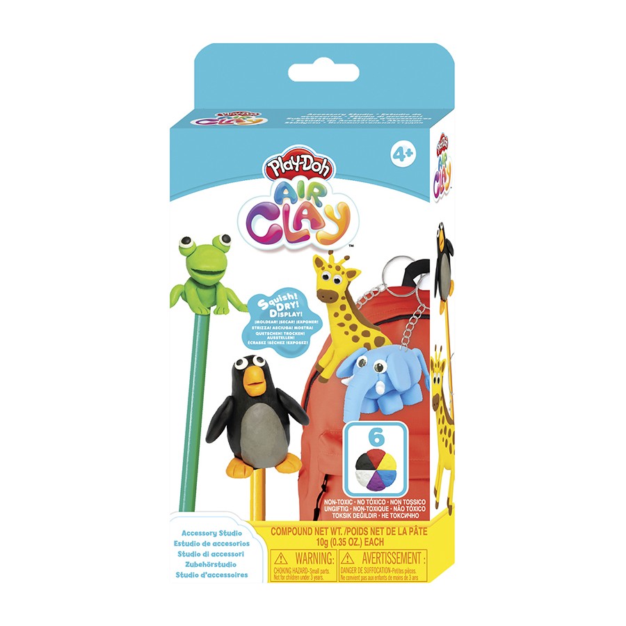 PLAY DOH AIR CLAY KEYCHAINS & ACCESSORIES