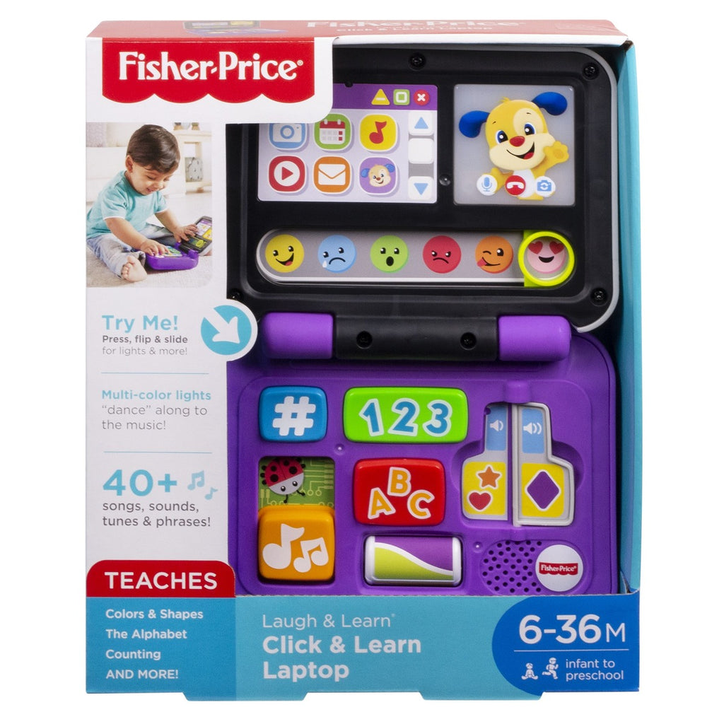 FISHER PRICE LAUGH & LEARN CLICK & LEARN LAPTOP
