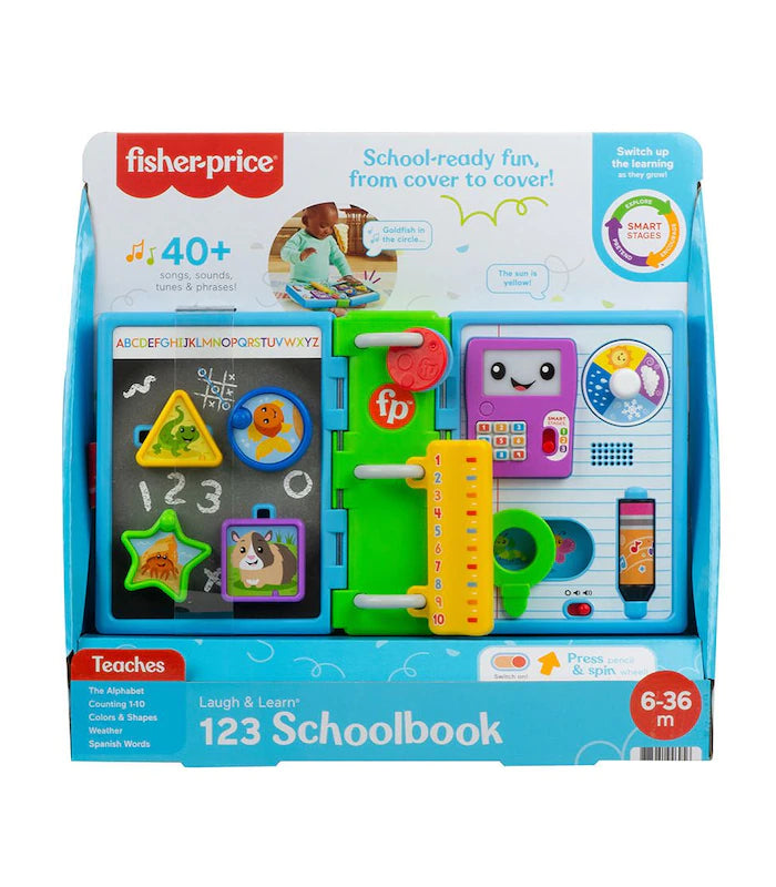 FISHER PRICE LAUGH & LEARN 123 SCHOOLBOOK