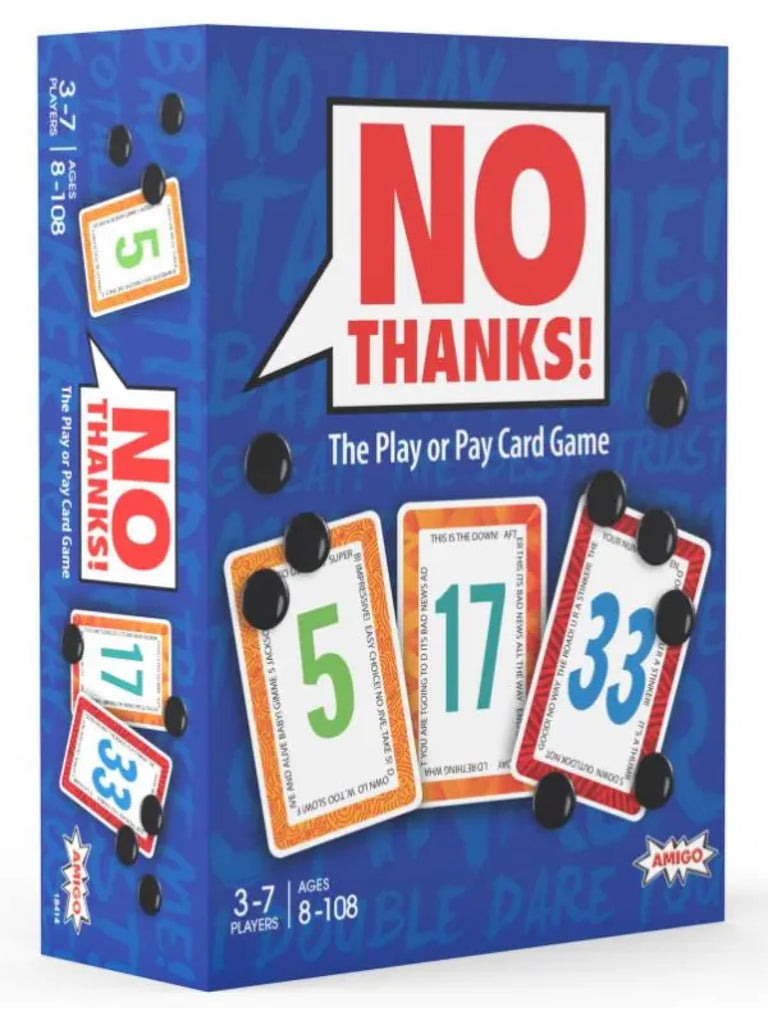 NO THANKS! THE PLAY OR PLAY CARD GAME
