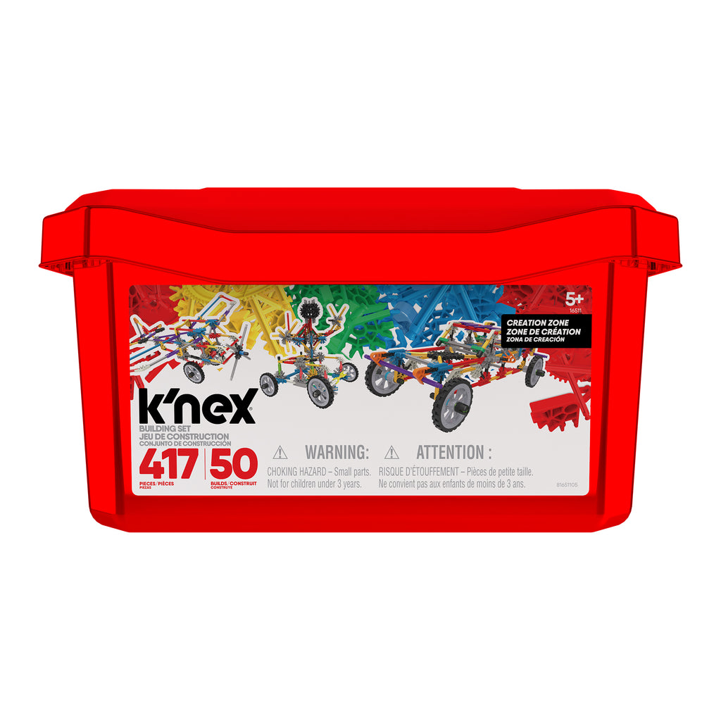 KN16511 KNET CREATION ZONE TUB 417 PIECES 50 BUILDS