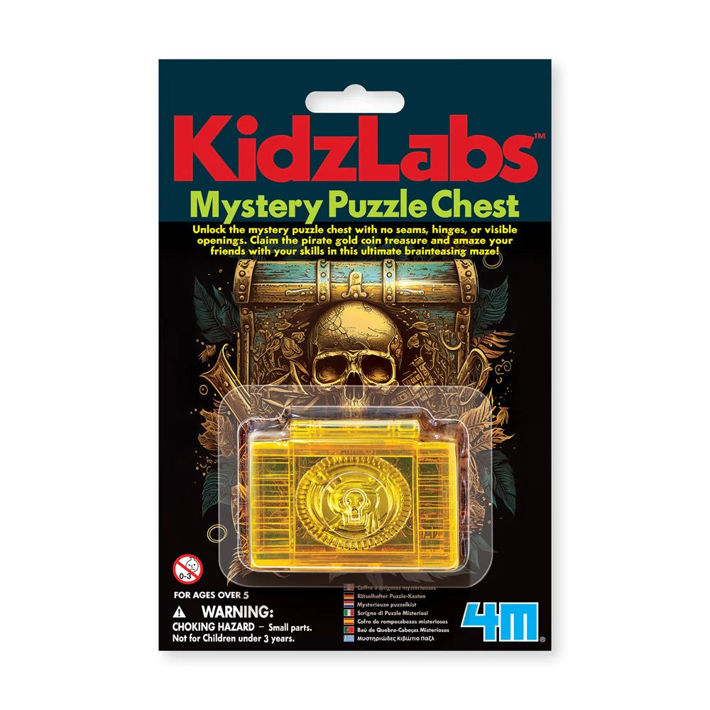 4M KIDZLABS MYSTERY PUZZLE CHEST