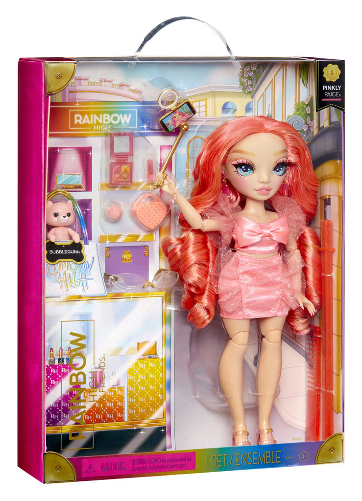 RAINBOW HIGH NEW FRIENDS FASHION DOLL - PINKLY PAIGE