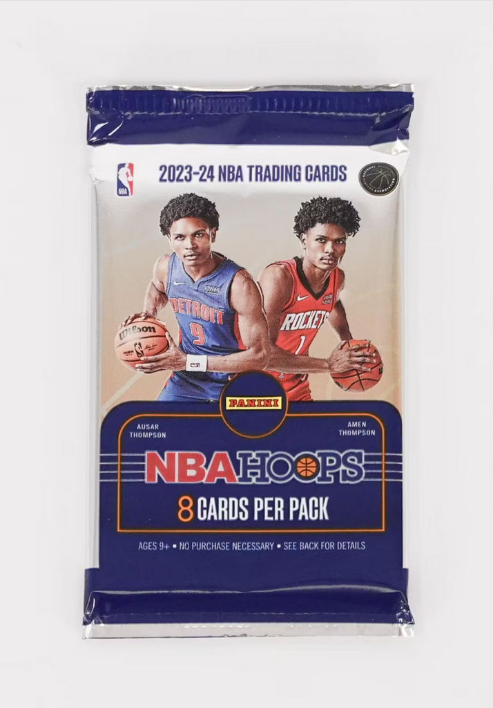 Panini NBA 2023-24 Hoops Basketball Trading Card RETAIL Pack [8 Cards]