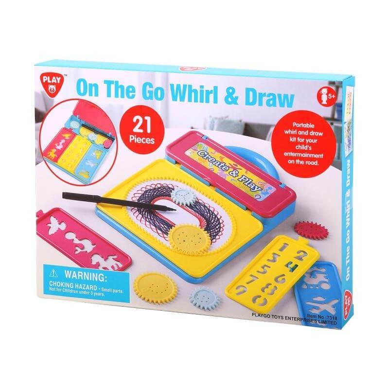 PLAYGO TOYS ENT. LTD. ON THE GO WHIRL & DRAW