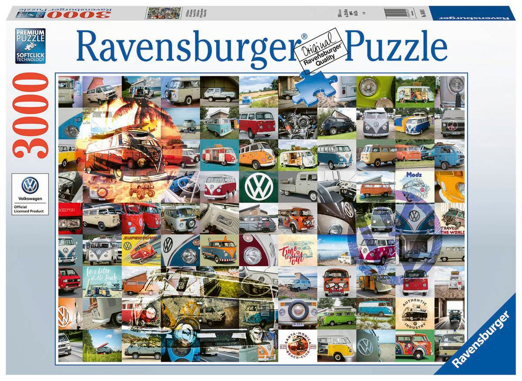 RAVENSBURGER 99 VW BULLI MOMENTS 3000PC