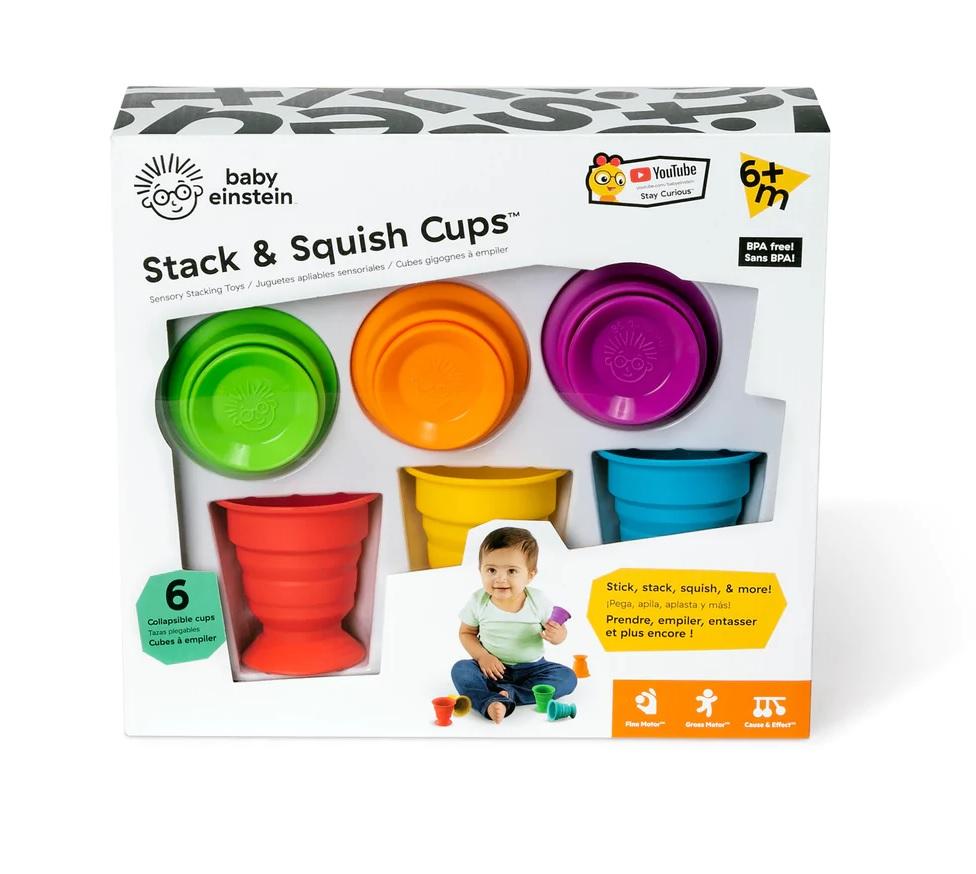 BE STACK & SQUISH CUPS SENSORY