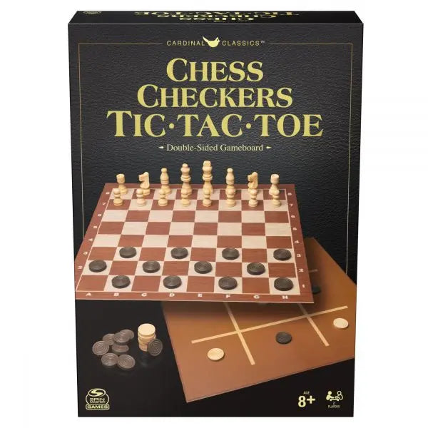 Classic Games Chess, Checkers & Tic Tac Toe