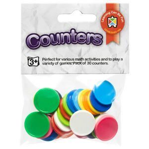 COUNTERS 20mm ASST PACK OF 30