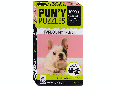 PUNY PUZZLES PARDON MY FRENCH 1000PC