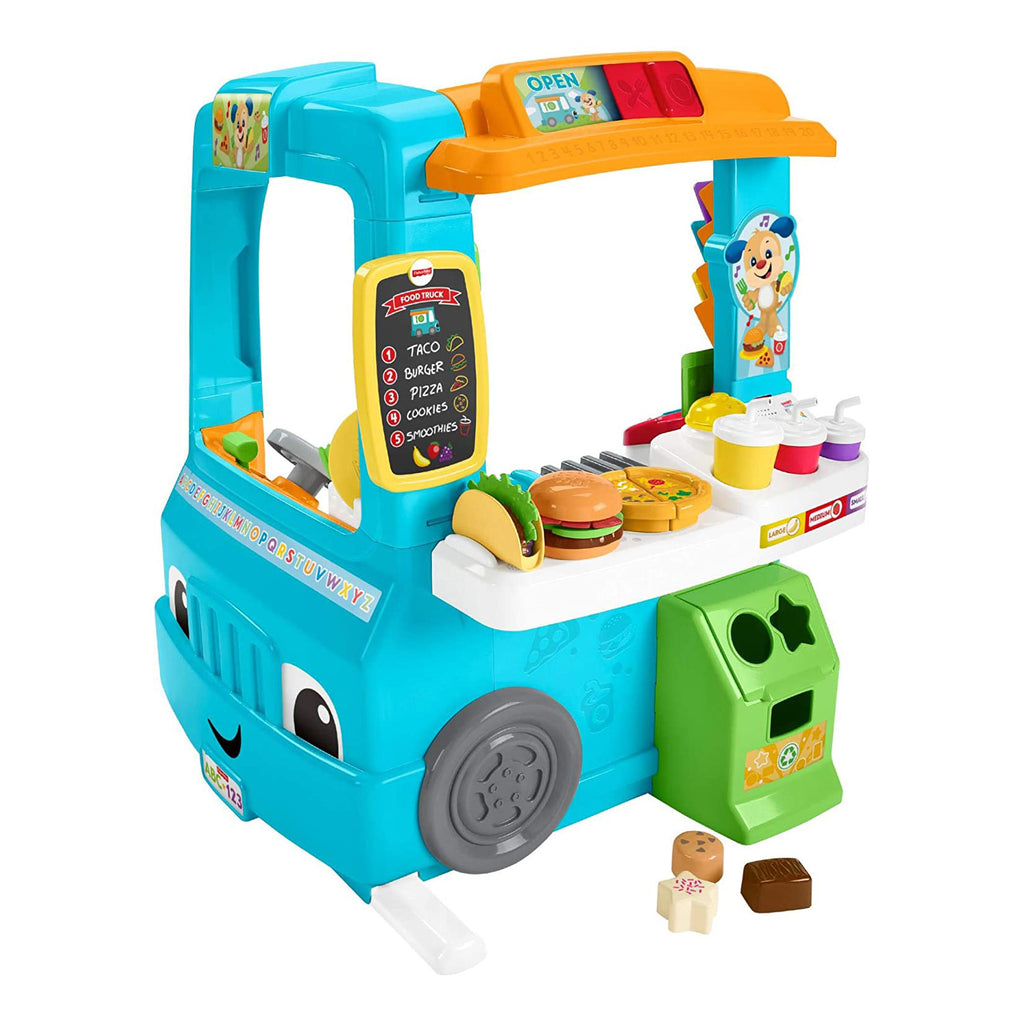 FISHER PRICE LAUGH & LEARN SERVIN' UP FUN FOOD TRUCK