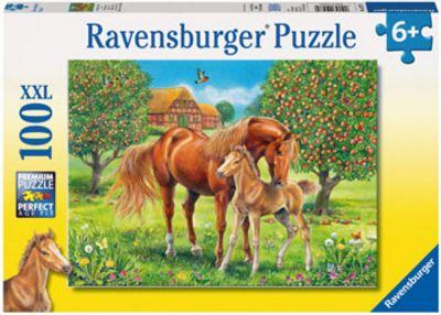 RAVENSBURGER HORSES IN THE FIELD 100PC