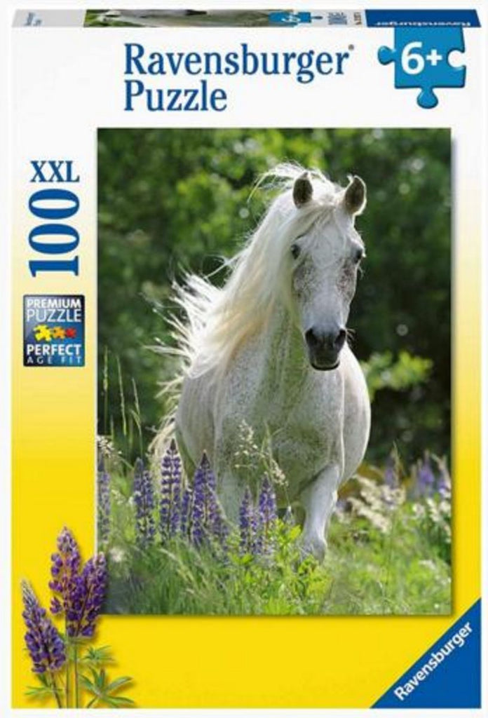 RAVENSBURGER HORSE IN FLOWERS 100PC