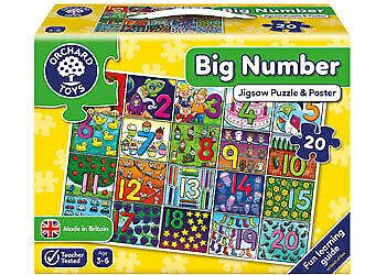ORCHARD TOYS BIG NUMBER PUZZLE & POSTER2
