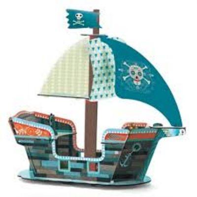 DJECO 3D POP UP PLAY PIRATE BOAT