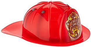 T64063 FIRE RESCUE RED HELMET