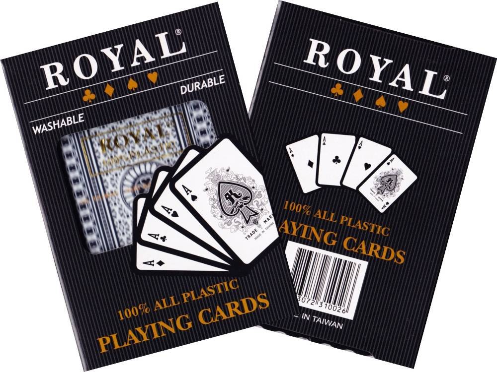ROYAL 100% PLASTIC SINGLE CARDS