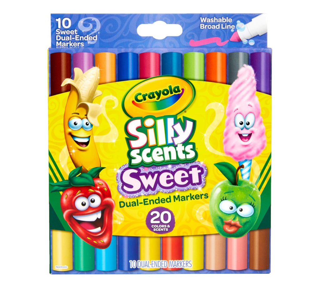 CRAYOLA 10CT SILLY SCENT DUAL END MARKER